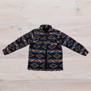 Original Deluxe Supply Aztec Southwestern Fleece Sherpa Button Jacket - Size L